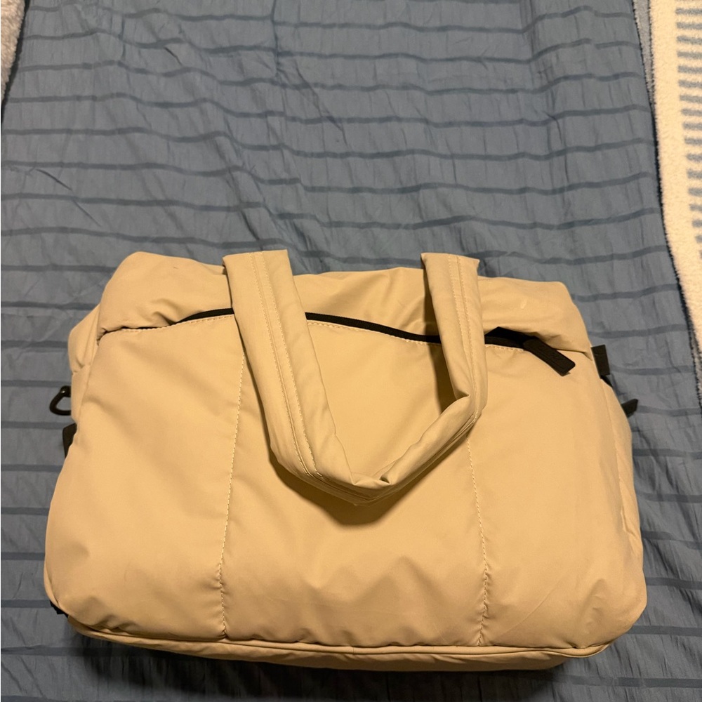 Calpak Luka duffel in oatmeal